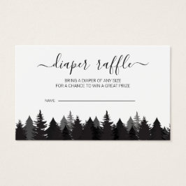 Rustige Baby shower van de Pijnboom DluierspoelKaa Visitekaartje