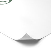 Rustige Baby shower voor avontuur Poster (Hoek)