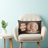 Rustige Baby Stats Photo Keepomwille Birth Details Kussen (Stoel)