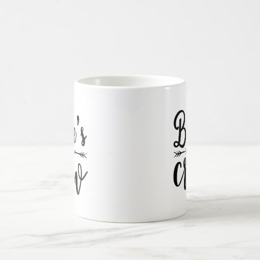 Rustige Bachelorette Calligrafie Brides Koffiemok (Center)