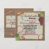 Rustige  Bachelorette-partij voor het testen van w Kaart (Voorkant / Achterkant)