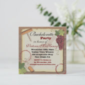 Rustige  Bachelorette-partij voor het testen van w Kaart (Staand voorkant)