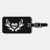 Rustige bagagelabel voor kankerherenantler (Voorkant horizontaal)