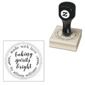 Rustige bakkerijspirits voor feestdagen rubberstempel (Gestempeld)