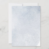 Rustige ballon Elephant Boy Blue Baby shower Kaart (Achterkant)