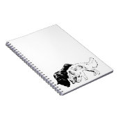 Rustige band in Silhouette Notitieboek (Rechterzijde)