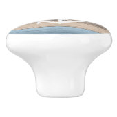 Rustige band Nautische strips en anker Keramische Knop (Zijkant)