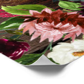 Rustige Barn Board Floral Blank XL DIY Poster (Hoek)