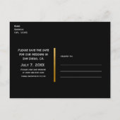 Rustige Barn & Boom Lights Wedding Save the Date Aankondigingskaart (Achterkant)