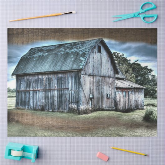 Rustige Barn Tissuepapier (Craft)