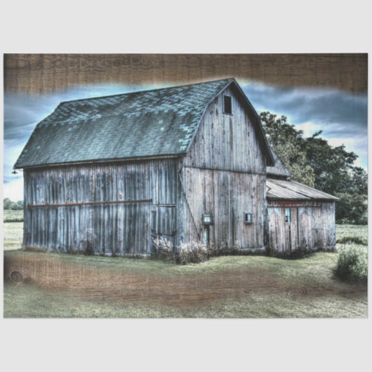 Rustige Barn Tissuepapier (Voorkant)