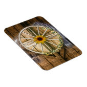 Rustige Barn Wagon Zonnebloem Magneet (Rechterzijde)