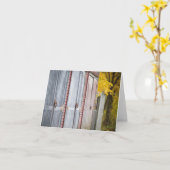 Rustige barndeuren Blanco notarissen Kaart (Gele Bloem)