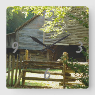 Rustige barnklok vierkante klok