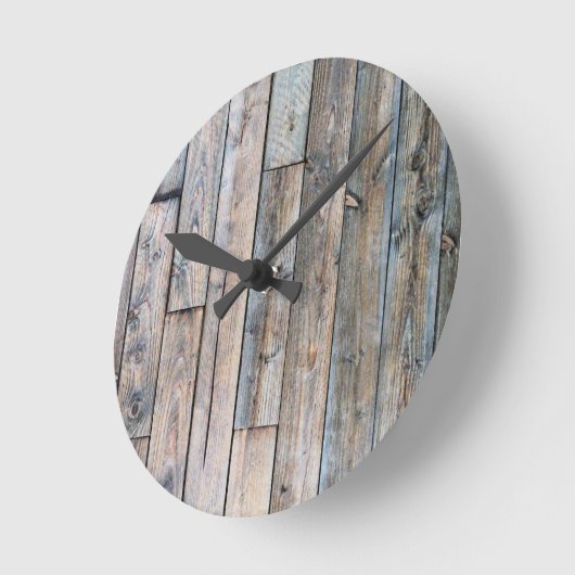 Rustige Barnwood Round Wall klok (Hoek)