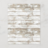 Rustige Beach Starfish Vrijgezellenfeest Bingo Gam (Achterkant)