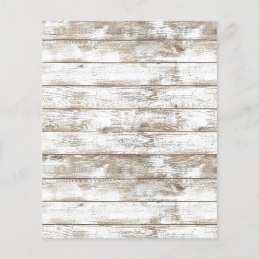 Rustige Beach Starfish Vrijgezellenfeest Bingo Gam (Achterkant)