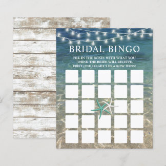 Rustige Beach Starfish Vrijgezellenfeest Bingo Gam