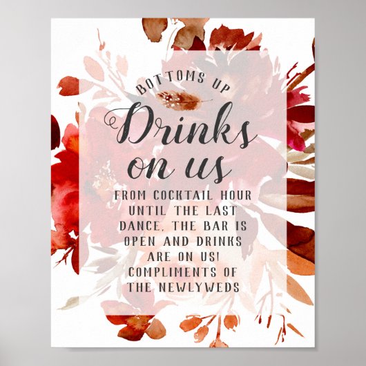 Rustige Beauty Floral met openbalsenteken Poster (Voorkant)