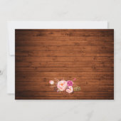 Rustige Bedankt met houten roze vuursteentjes (Achterkant)