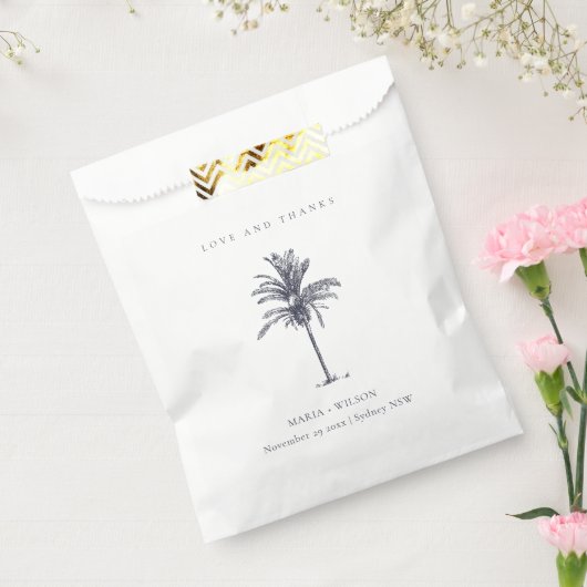 Rustige Bedankt van de tropische marine Bedankzakje (Gezegeld)