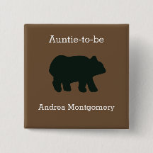 Rustige Beer Aangepaste Button-naamtag