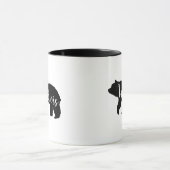 Rustige Beer Family Monogram Mok (Midden)