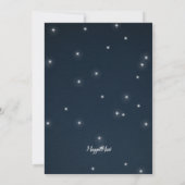 Rustige Beer met boscabine: kerstfeest Kaart (Achterkant)