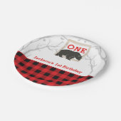 Rustige Beer Pset Baby shower Wedding Papieren Bordje (Gekanteld)