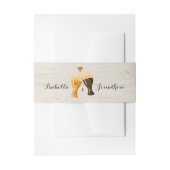 Rustige beertoast Licht hout Uitnodigingen Wikkel (Voorkant Voorbeeld)