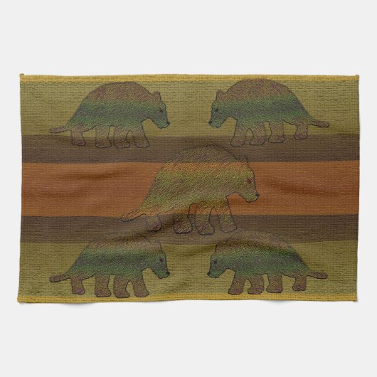 Rustige Beren Theedoek (Horizontaal)