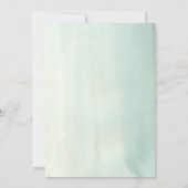 Rustige Berg Forest Evergreen Tree Wedding Kaart (Achterkant)