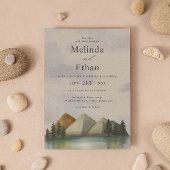 Rustige Berg & Meer Evergroene Trouw  Kaart