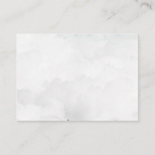 Rustige bergen en Waterverf van bossen Informatiekaartje (Achterkant)