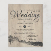 Rustige bergen in het laagste budget flyer (Voorkant)