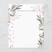 Rustige bergen in het laagste budget flyer (Achterkant)