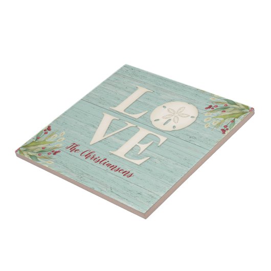 Rustige beukendollar tegeltje (Zijkant)