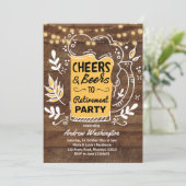 Rustige bier en kaas naar de Pensioenpartij Kaart (Staand voorkant)