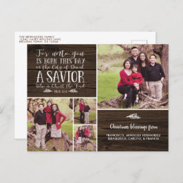 Rustige Bijbel Verse kerstfeestdag Foto Feestdagenkaart