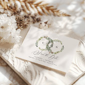 Rustige bladeren, florale en vlekbruiloft save the date