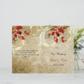 Rustige bladeren herfst - tweeledig weddenschapspr (Staand voorkant)