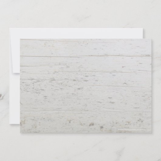 Rustige bladeren op monogram foto RSVP Wedding Kaart (Achterkant)