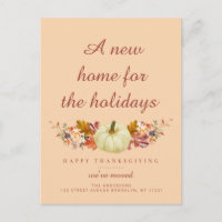 rustige bladeren Thanksgiving bewegende aankondigi