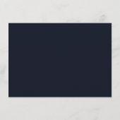 Rustige Blauwe Aquarel Bergen Informatiekaartje (Achterkant)