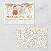 Rustige, blauwe, Floral kattehoudende luzerne Informatiekaartje (Voorkant / Achterkant)