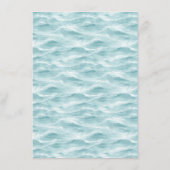 Rustige Blauwe Golf Informatiekaartje (Achterkant)