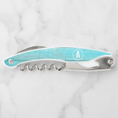 Rustige blauwe Kurkentrekker (Achterkant)