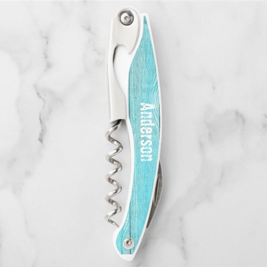 Rustige blauwe Kurkentrekker (Voorkant)