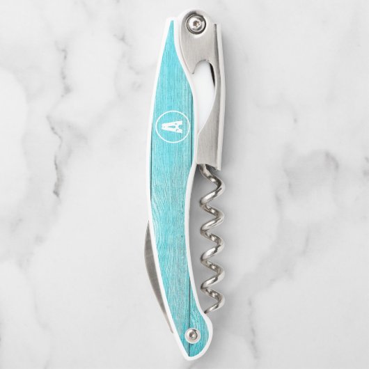 Rustige blauwe Kurkentrekker (Achterkant)