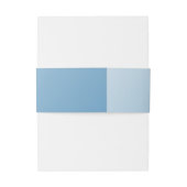 Rustige Blauwe Minimalistische Namen Uitnodigingen Wikkel (Achterkant Voorbeeld)